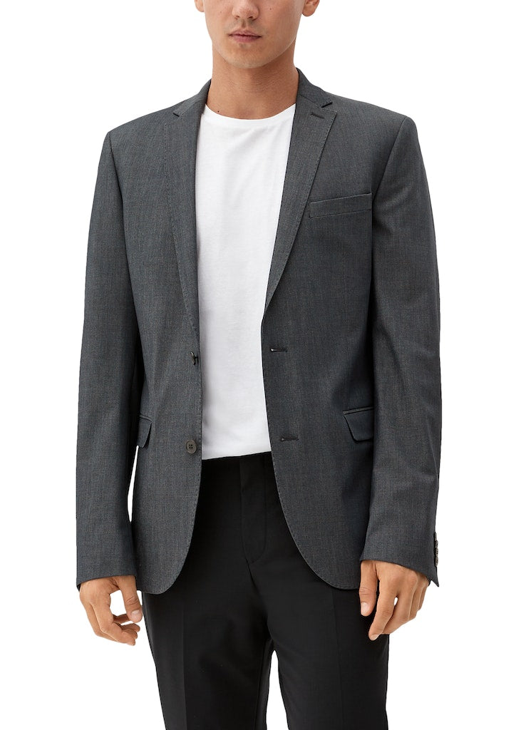 S. Oliver black Herren Sakkos Blue
