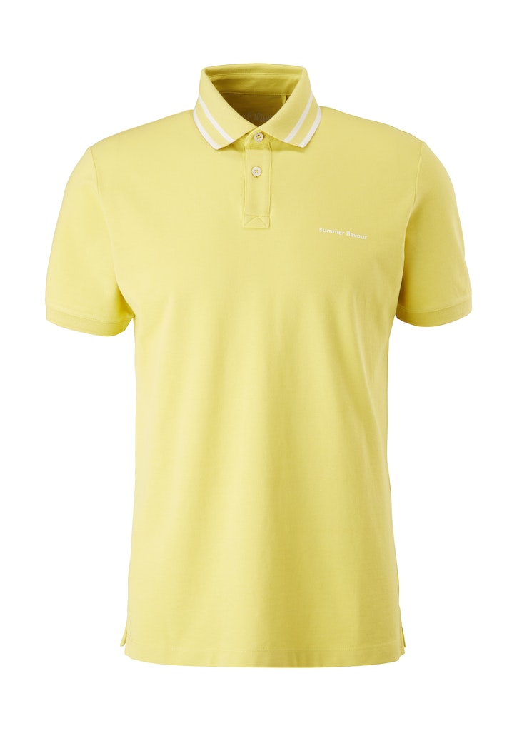 S. Oliver red Herren Polo-Shirts Yellow