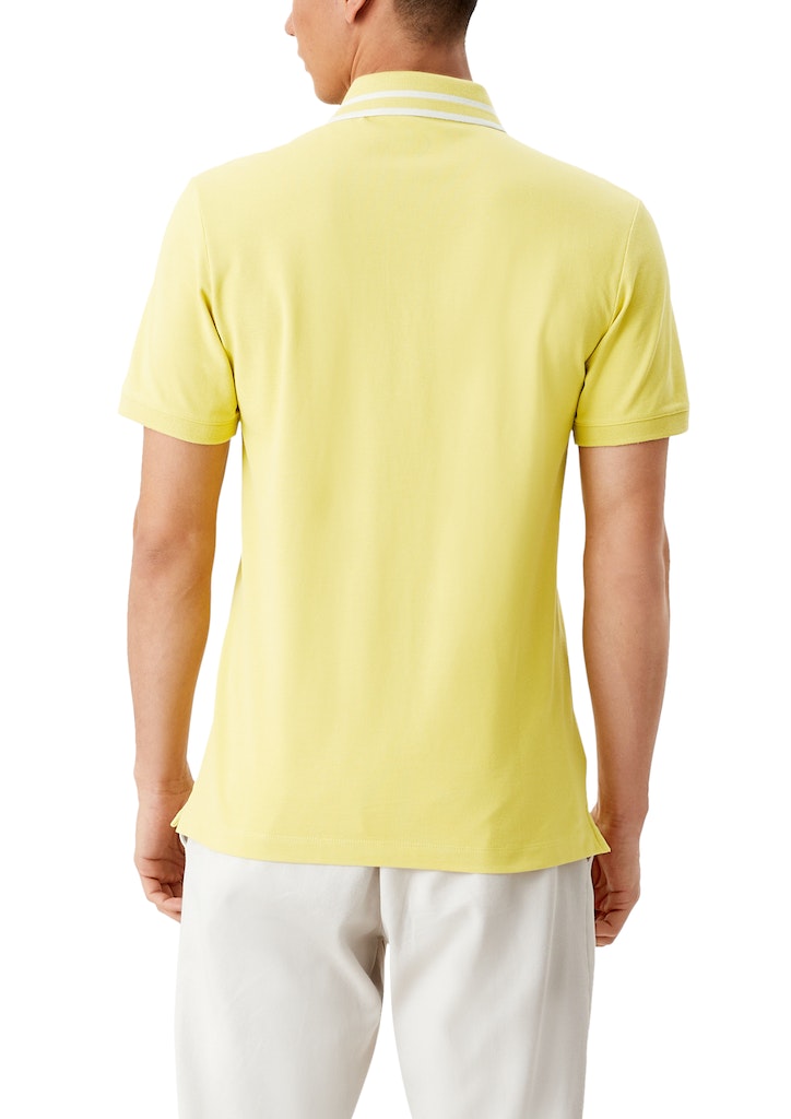 S. Oliver red Herren Polo-Shirts Yellow
