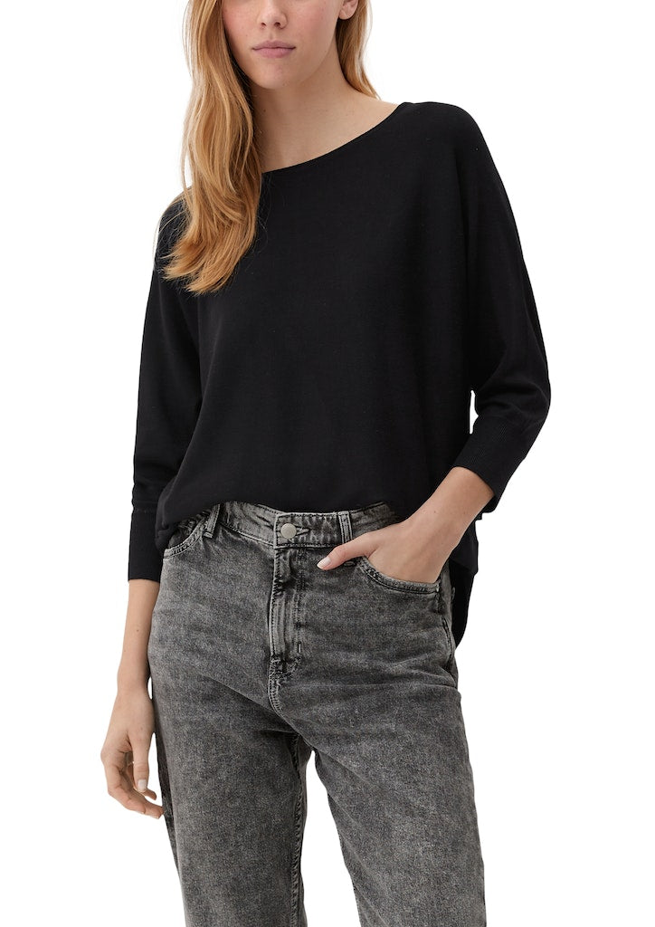 QS by S.Oliver Damen Pullover Grey/Black