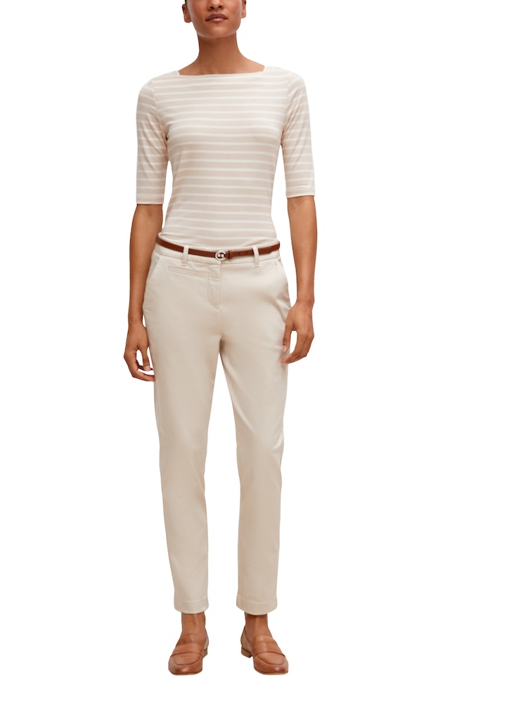 Comma Damen T-Shirts Brown