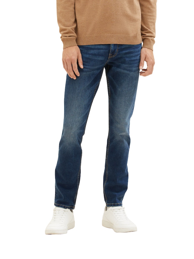 Tom Tailor Herren Jeans Mid Stone Wash