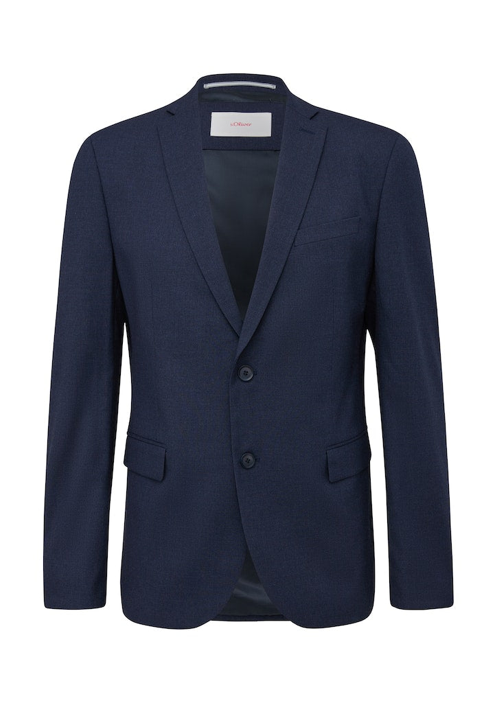 S. Oliver black Herren Sakkos Blue