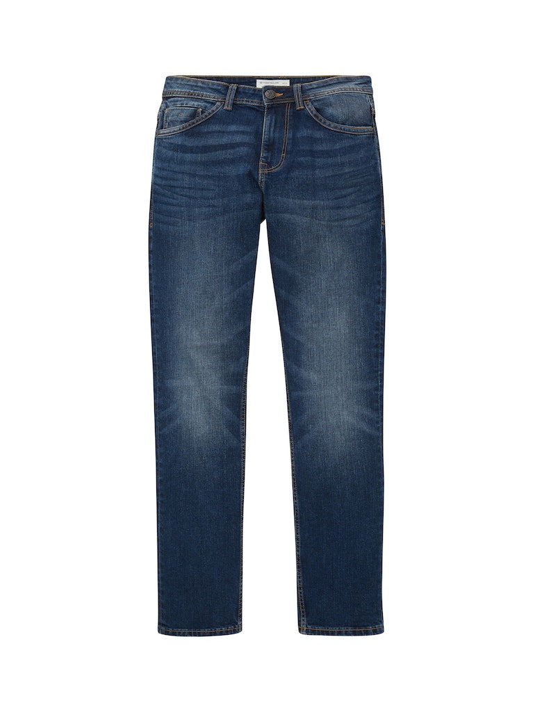 Tom Tailor Herren Jeans Mid Stone Wash