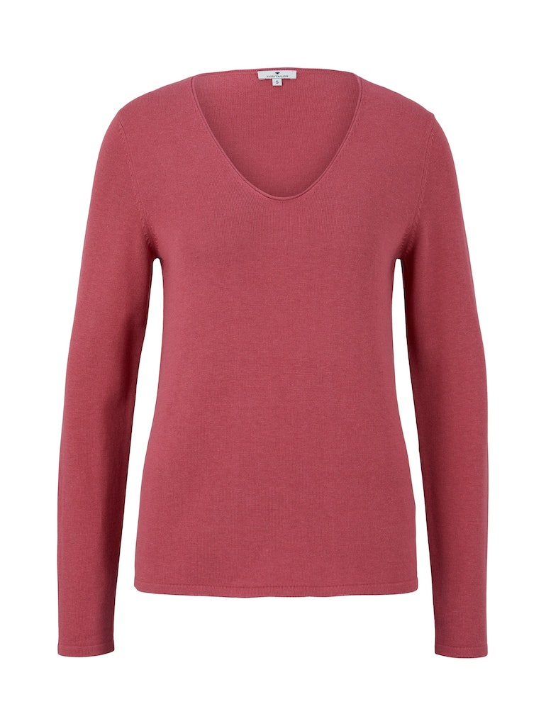 Tom Tailor Damen Sweatshirts Cozy Pink
