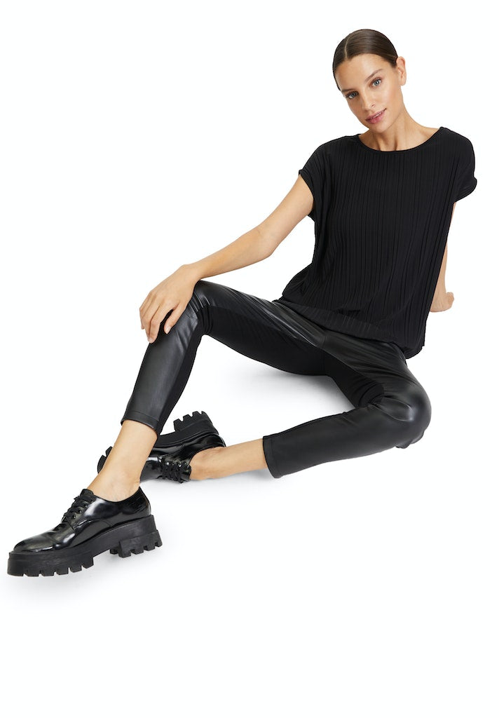 Cartoon Damen Leggings Black