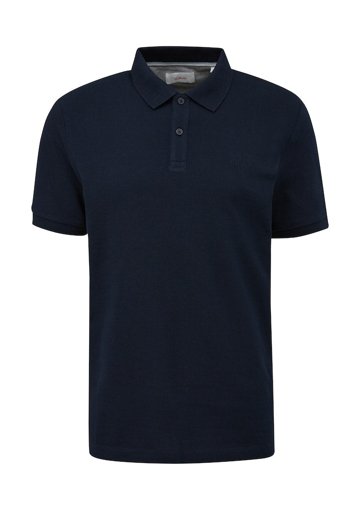 S. Oliver red Herren Polo-Shirts Blue