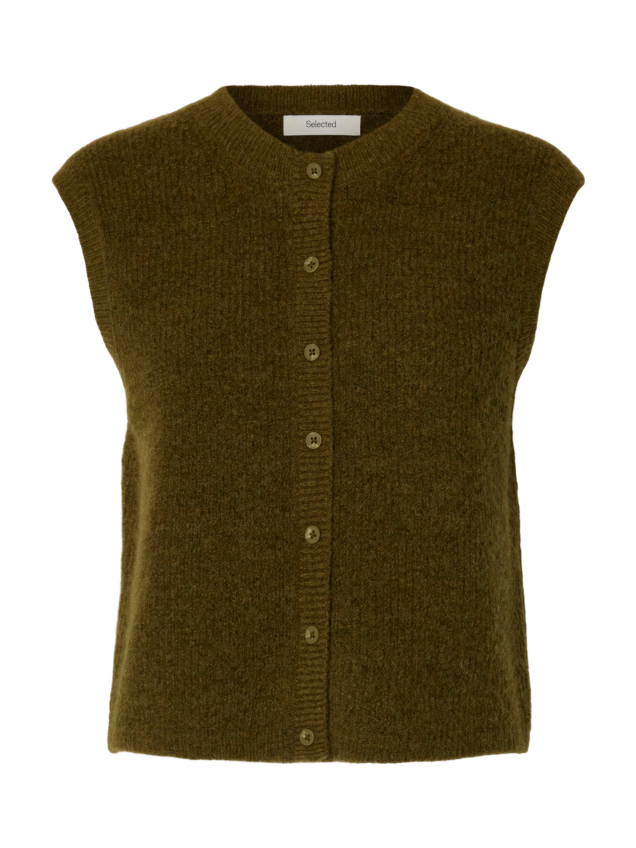 Selected Femme Damen Pullover Fir Green/Melan