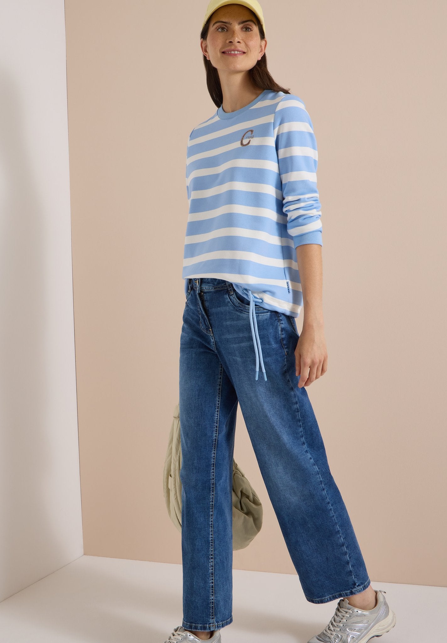 Cecil Damen Pullover  Easy Blue