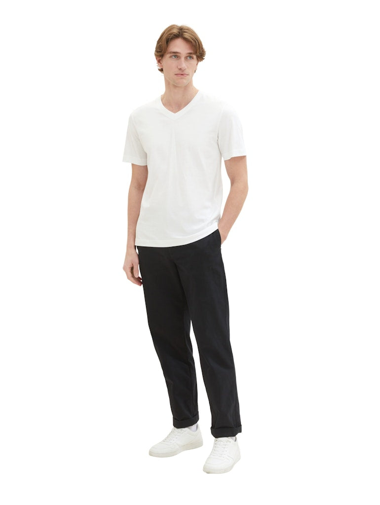 Tom Tailor Herren T-Shirts kurz White