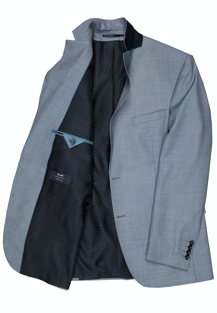 Carl Gross Herren Sakkos Blau Hell