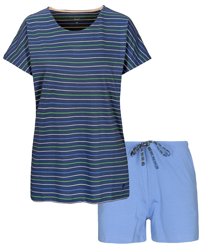 Katag Schlafanzug Indigo Stripe