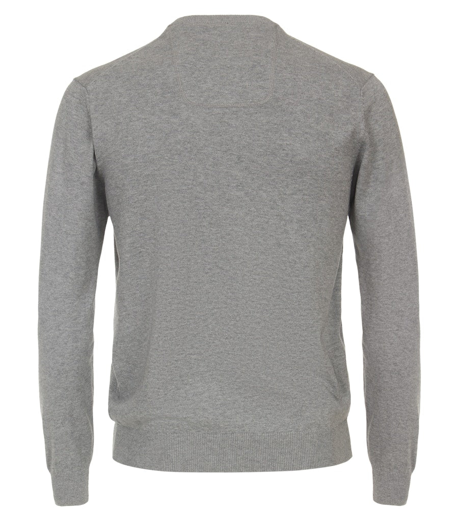 Casa Moda Herren Pullover  Silber