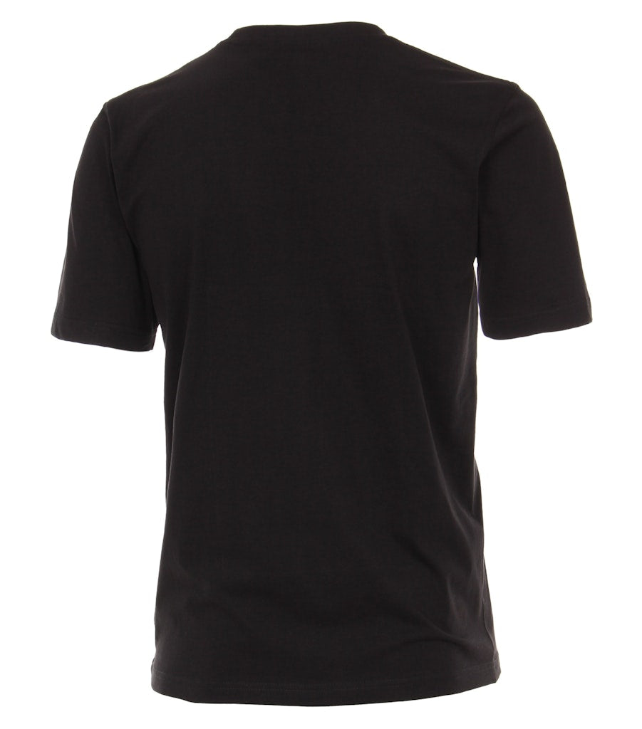 Casa Moda Herren T-Shirts kurz Schwarz