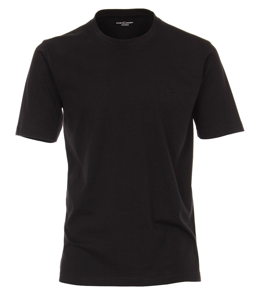 Casa Moda Herren T-Shirts kurz  Schwarz