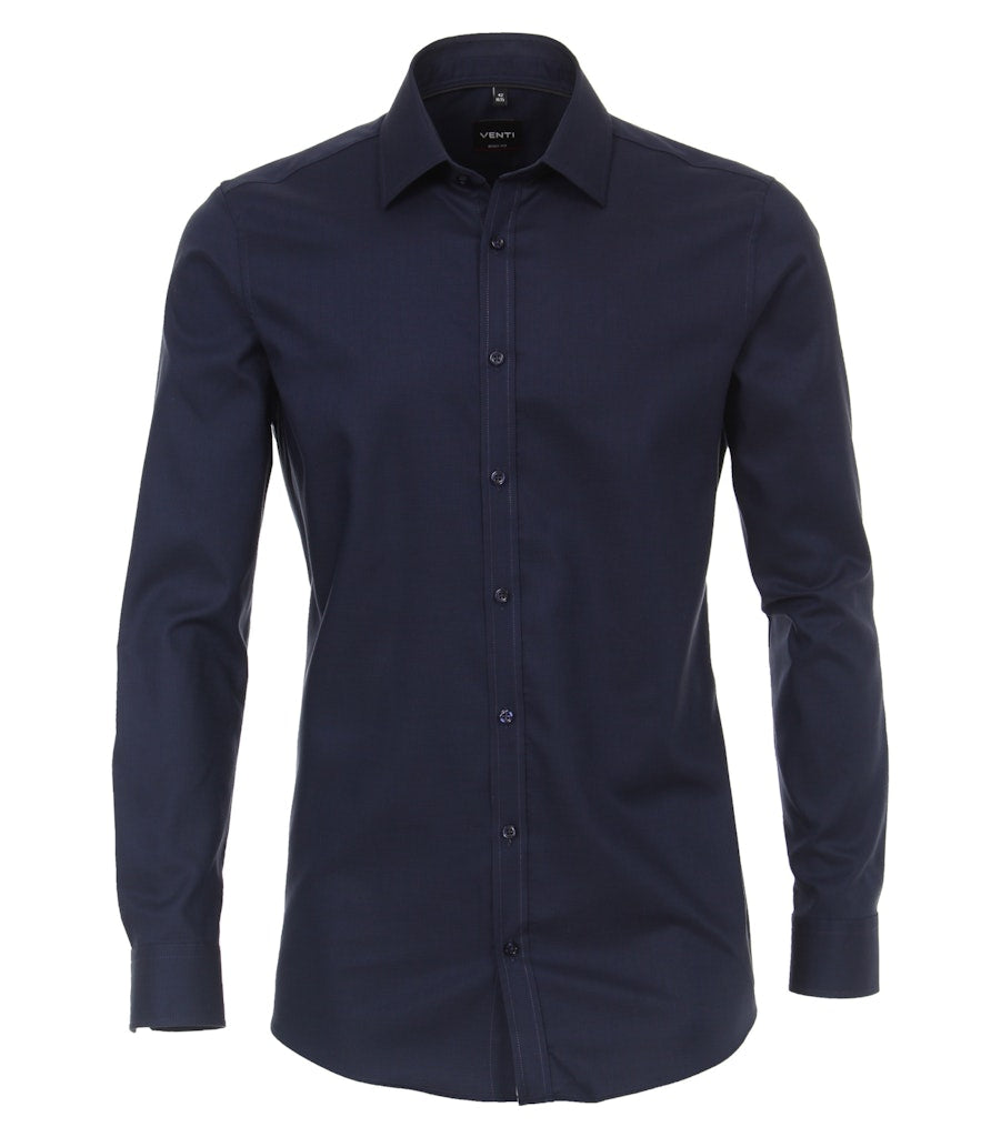 Casa Moda Herren Hemden lang  Blau