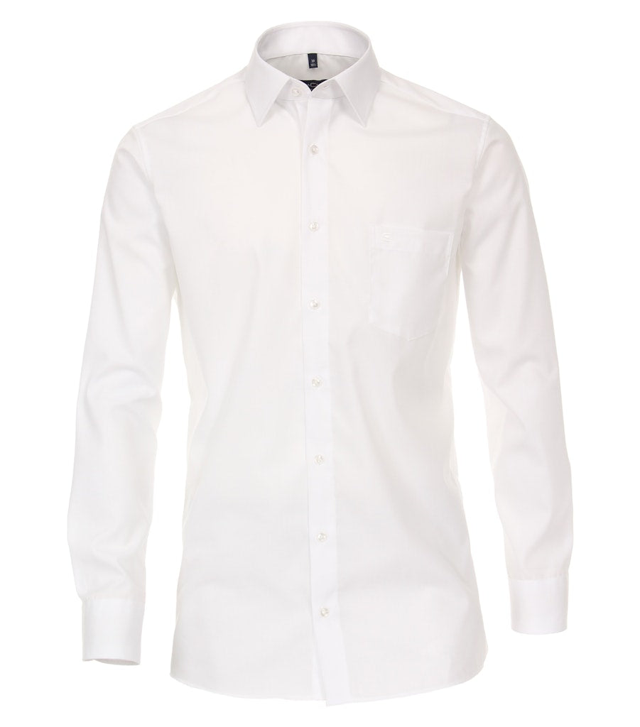 Casa Moda Herren Hemden lang  Weiss