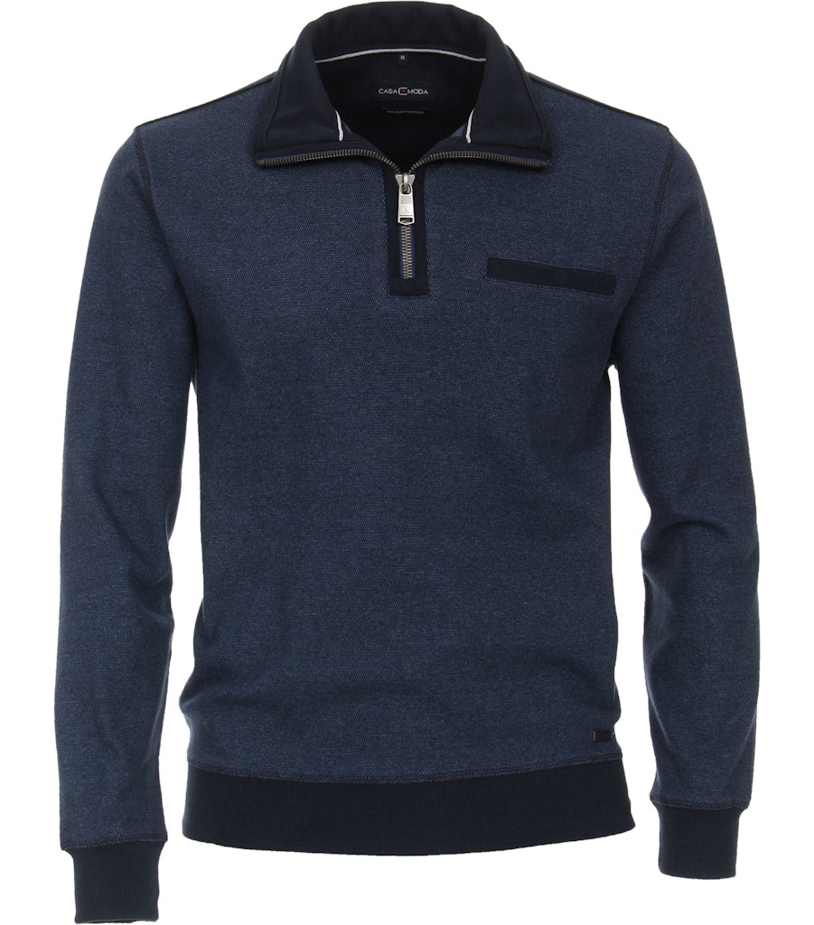 Casa Moda Herren Sweatshirts  Blau