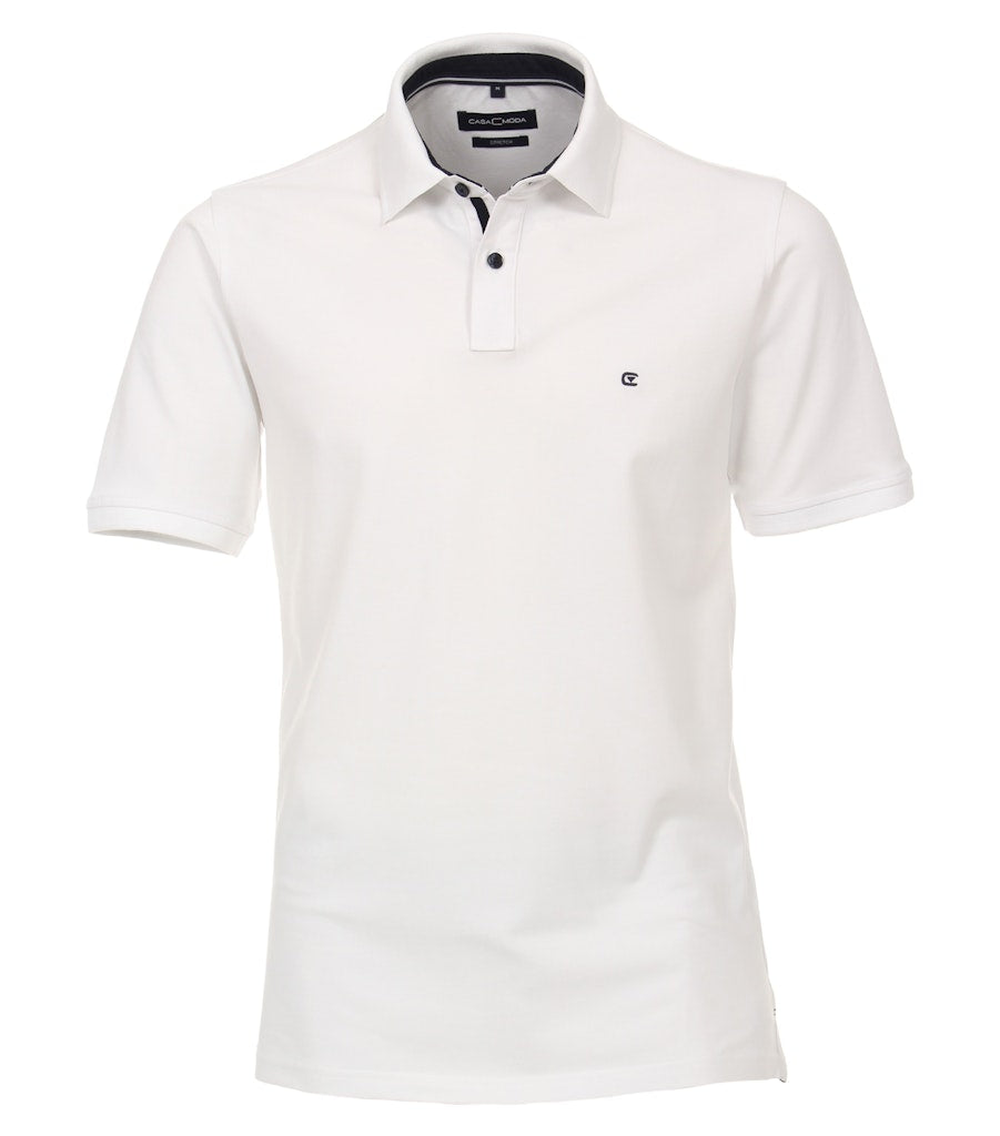 Casa Moda Herren Polo-Shirts  Weiss