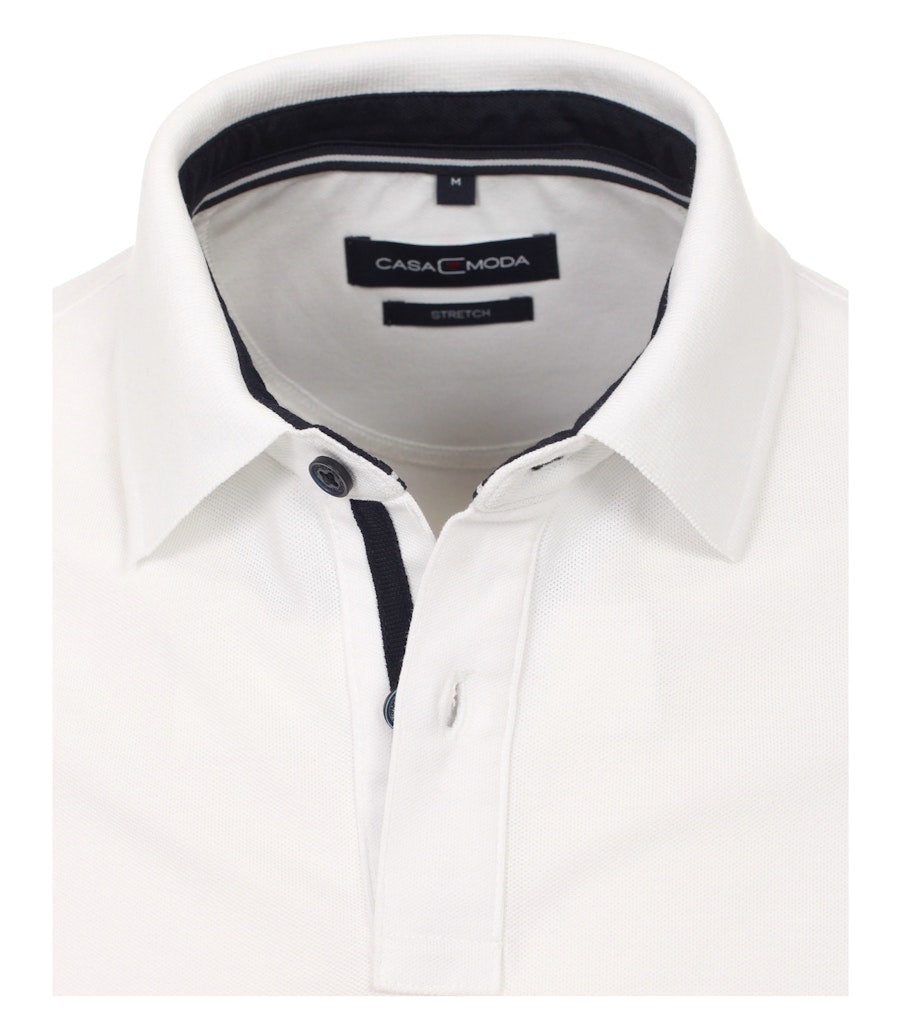 Casa Moda Herren Polo-Shirts Weiss