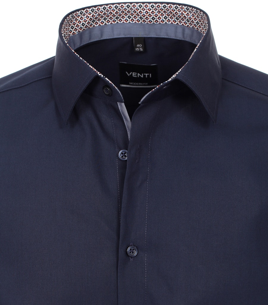 Casa Moda Herren Hemden lang Blau