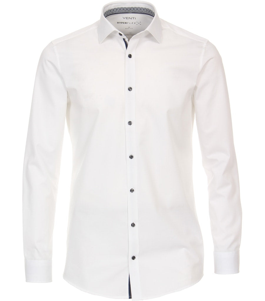 Casa Moda Herren Hemden lang  Weiss