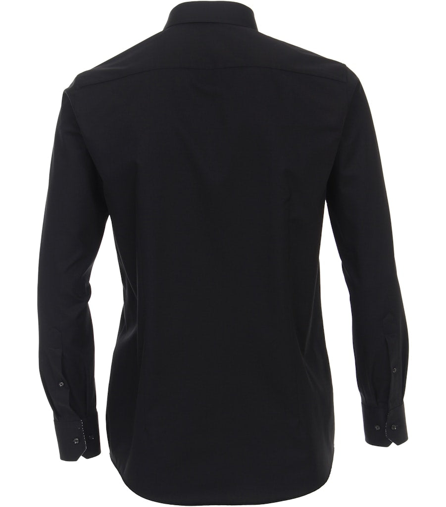 Casa Moda Herren Hemden lang  Schwarz