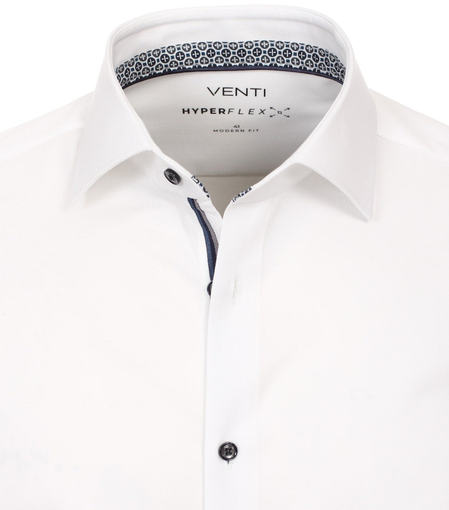 Casa Moda Herren Hemden lang  Weiss