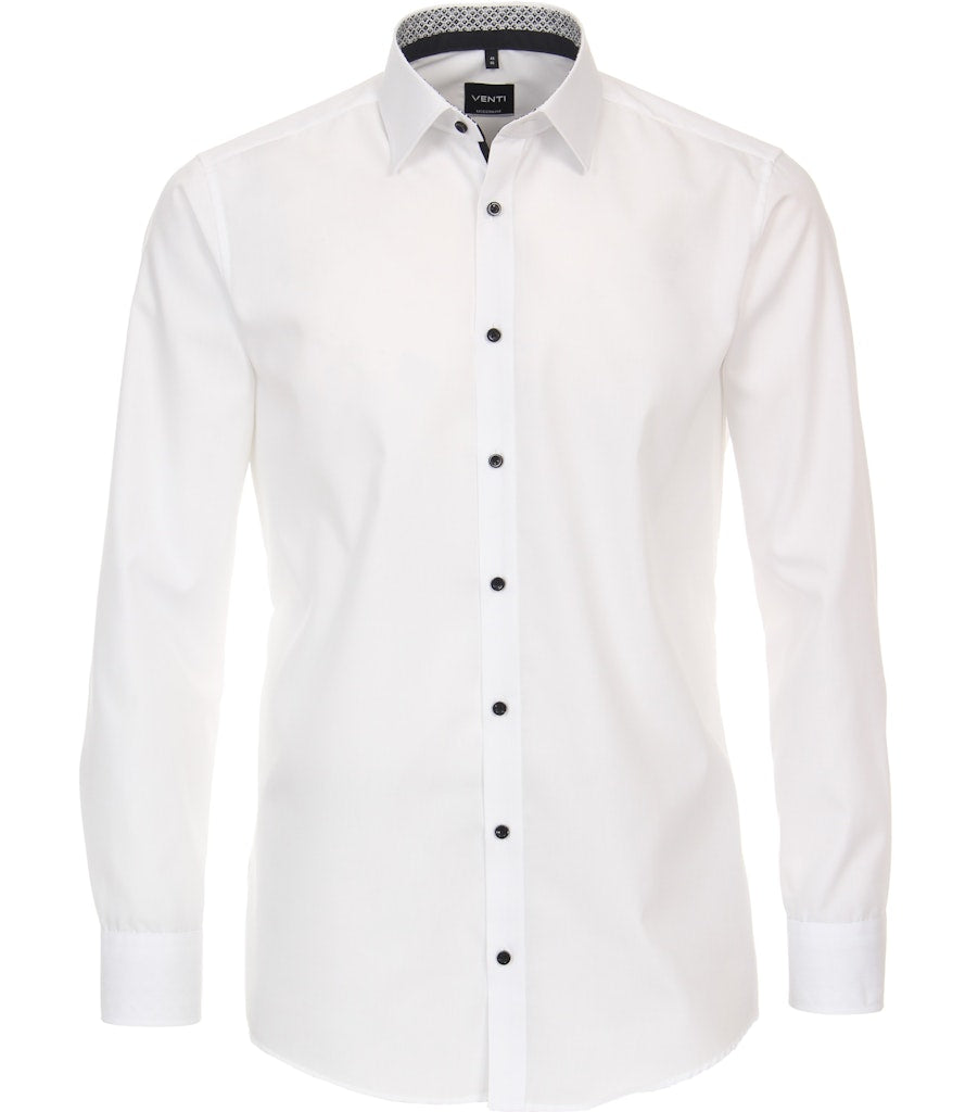 Venti Herren Hemden lang   Weiss