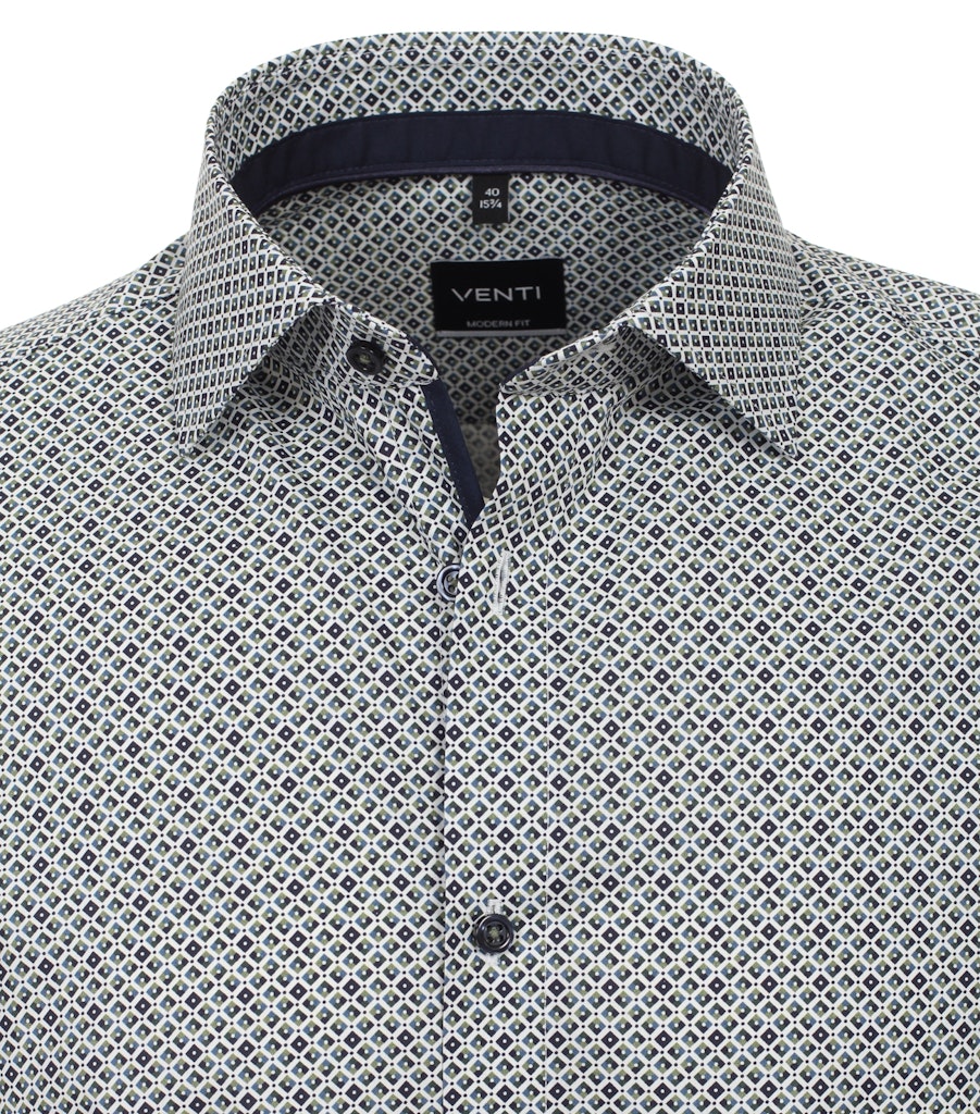 Casa Moda Herren Hemden lang Gruen