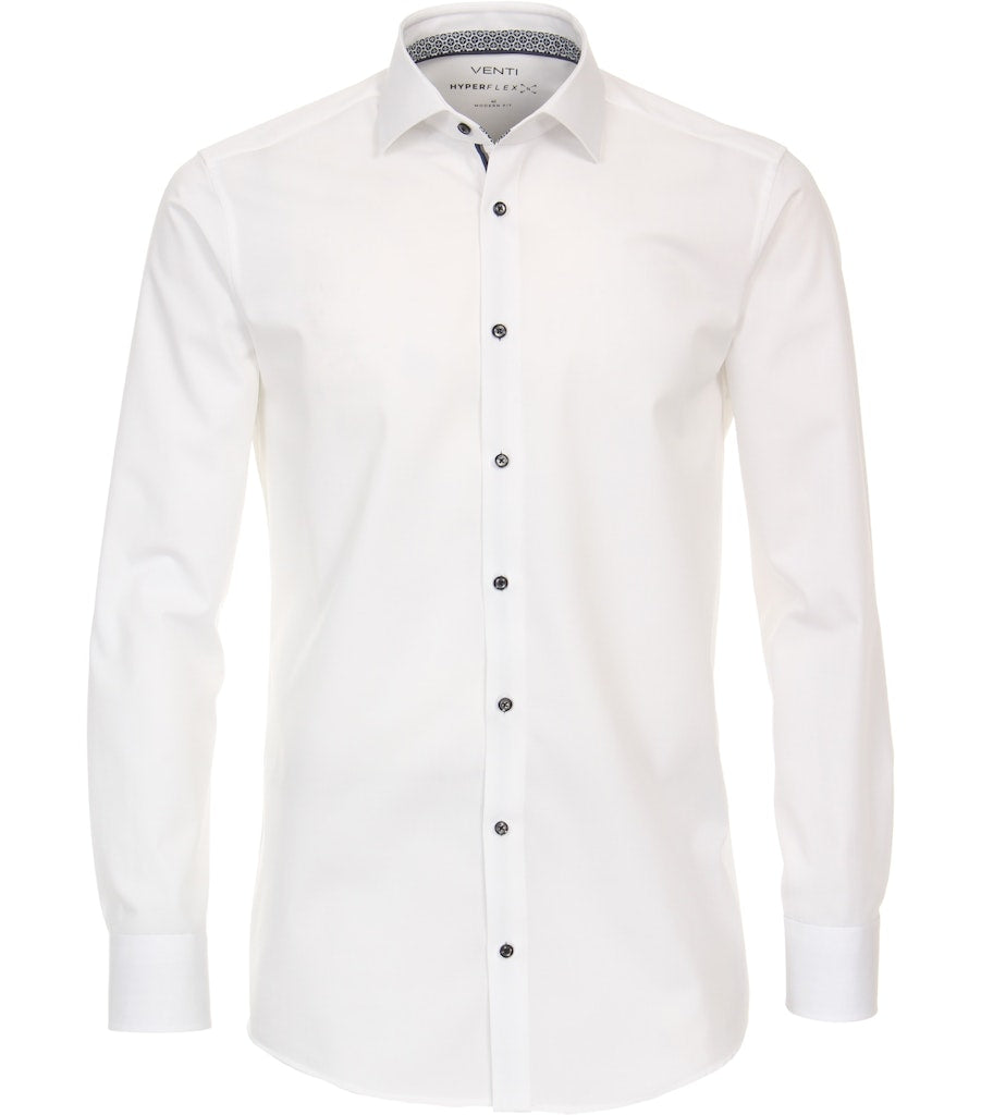 Casa Moda Herren Hemden lang  Weiss