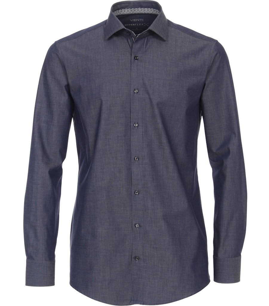 Casa Moda Herren Hemden lang  Blau