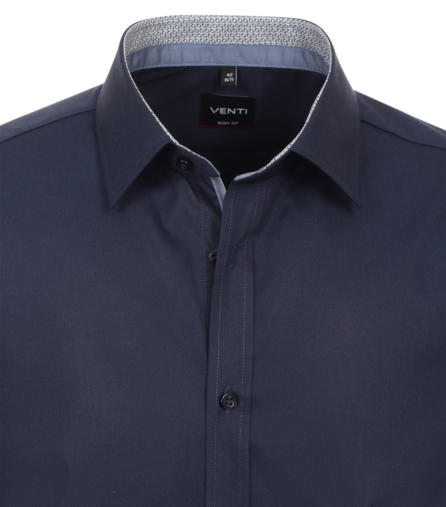 Casa Moda Herren Hemden lang  Blau