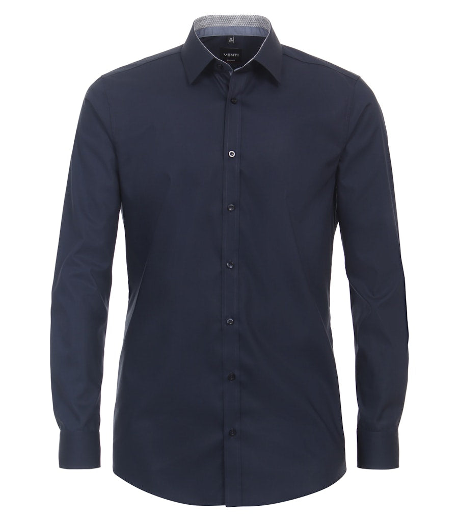 Casa Moda Herren Hemden lang  Blau