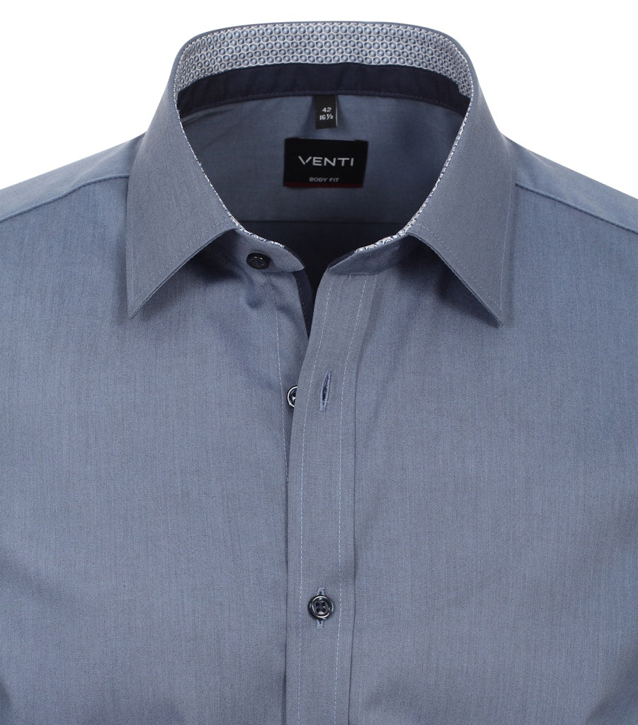 Venti Herren Hemden lang   Blau