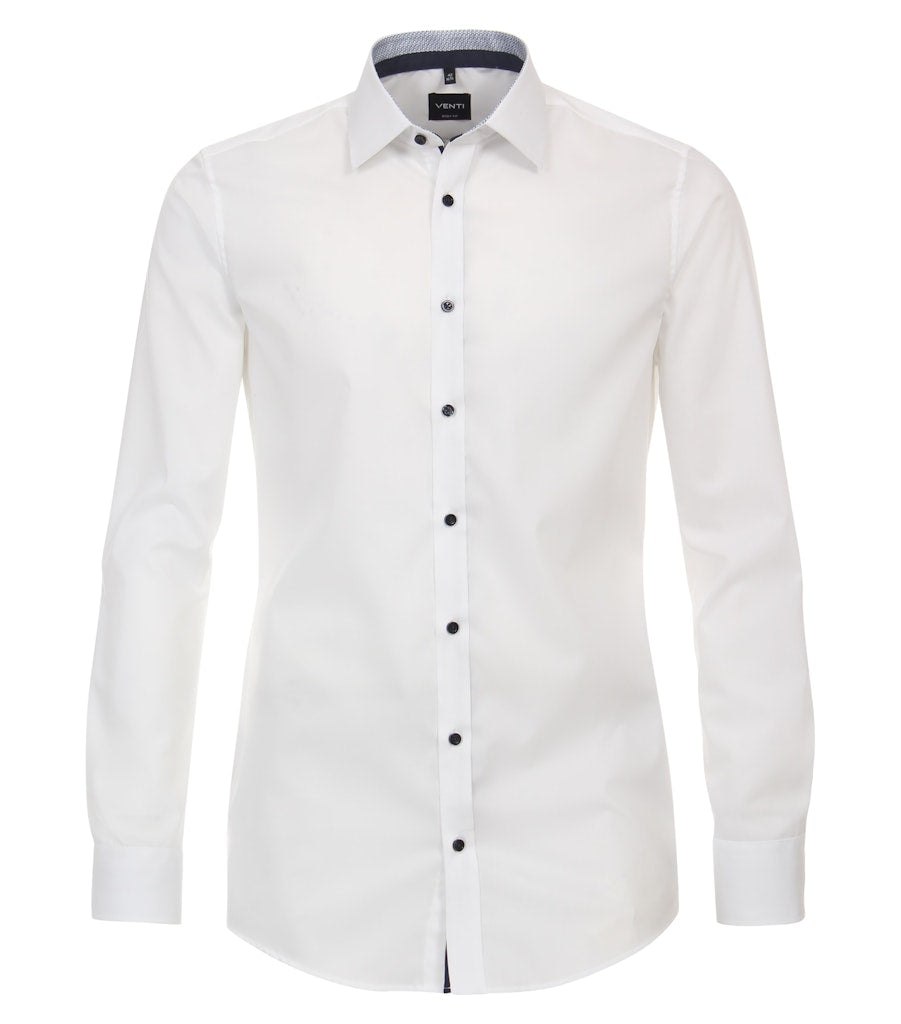 Casa Moda Herren Hemden lang  Weiss