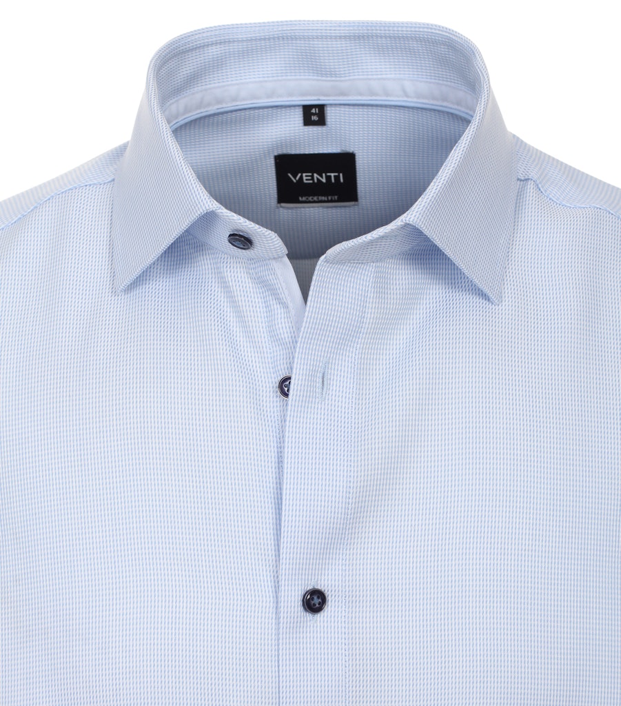 Venti Herren Hemden lang   Blau