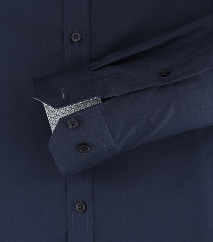 Casa Moda Herren Hemden lang  Blau