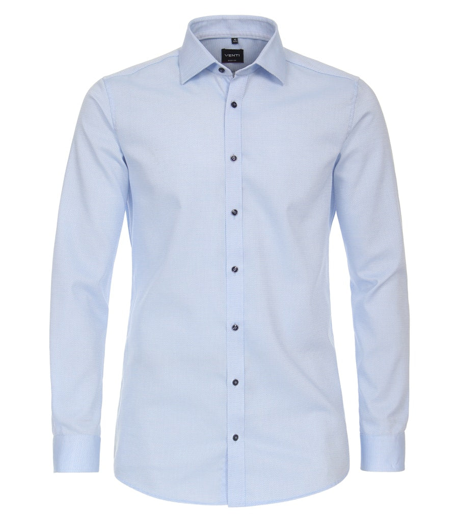 Venti Herren Hemden lang   Blau