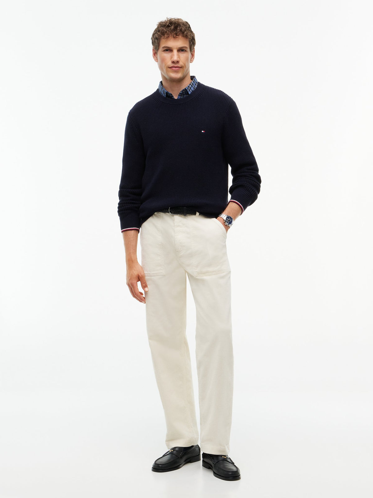 Tommy Hilfiger Herren Sweatshirts Dw Blue
