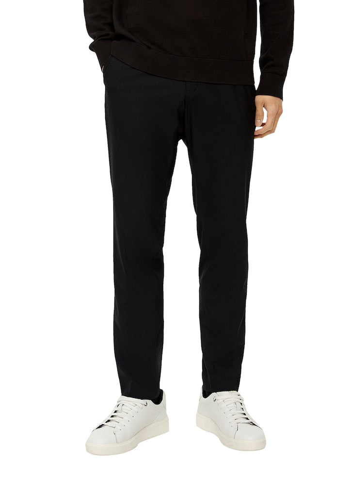 S. Oliver black Herren Hosen Grey/Black