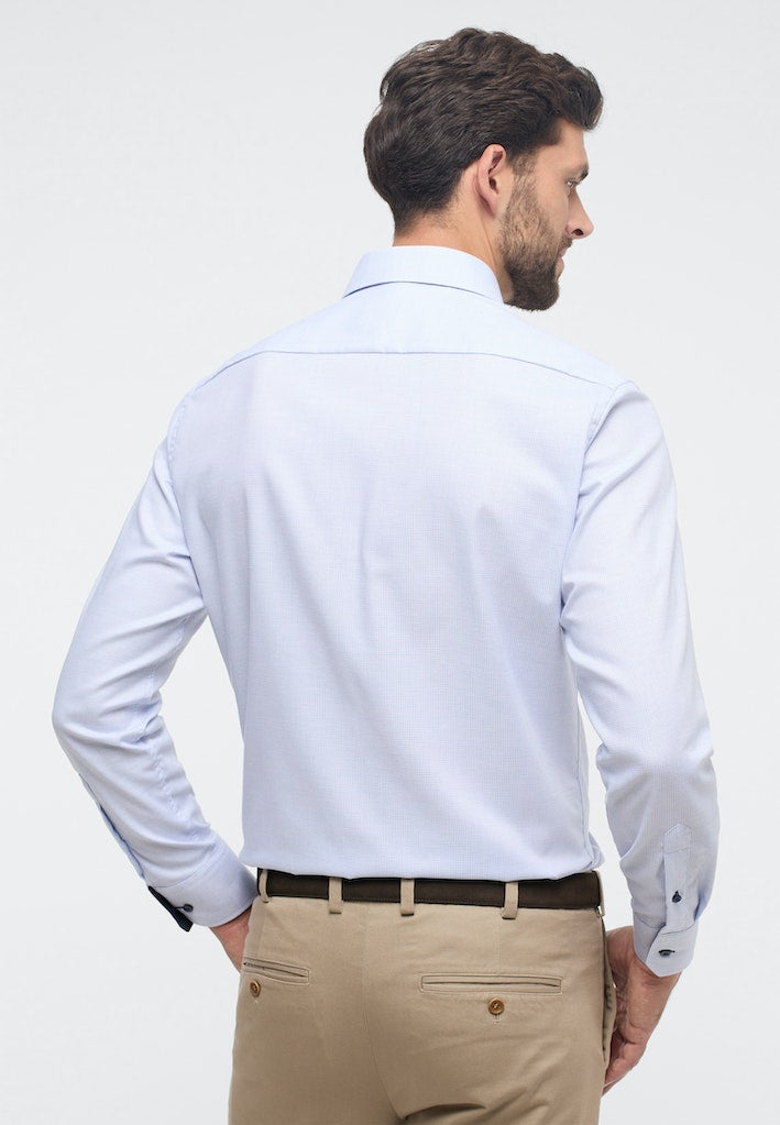Eterna Herren Hemden lang  Himmelblau