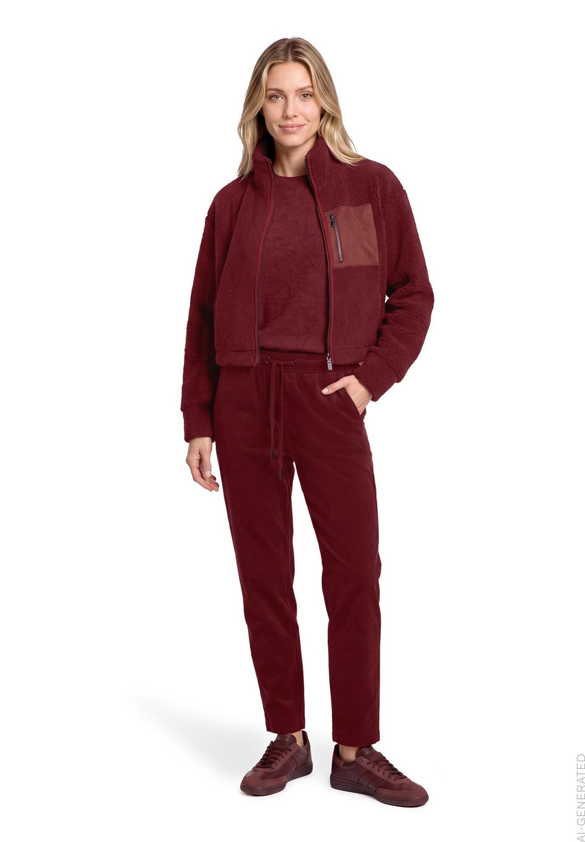 Betty & Co Damen Sweatjacken Fall Burgundy