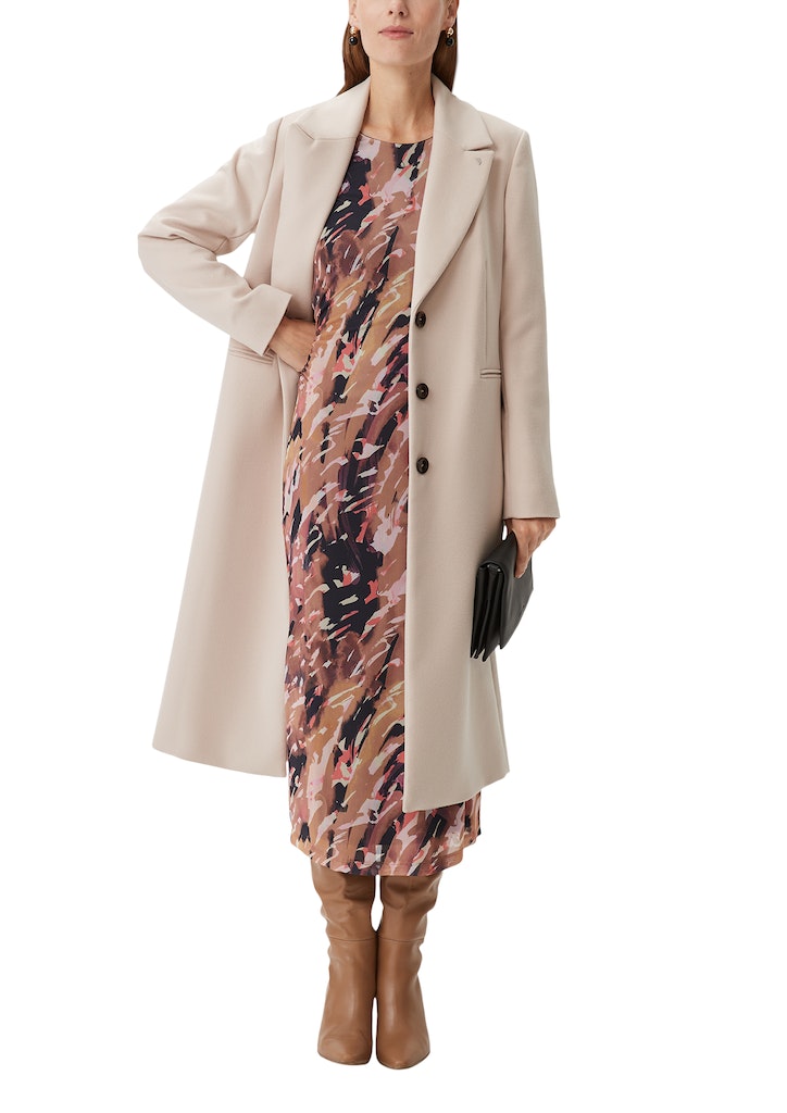 Comma Damen Kleider Brown