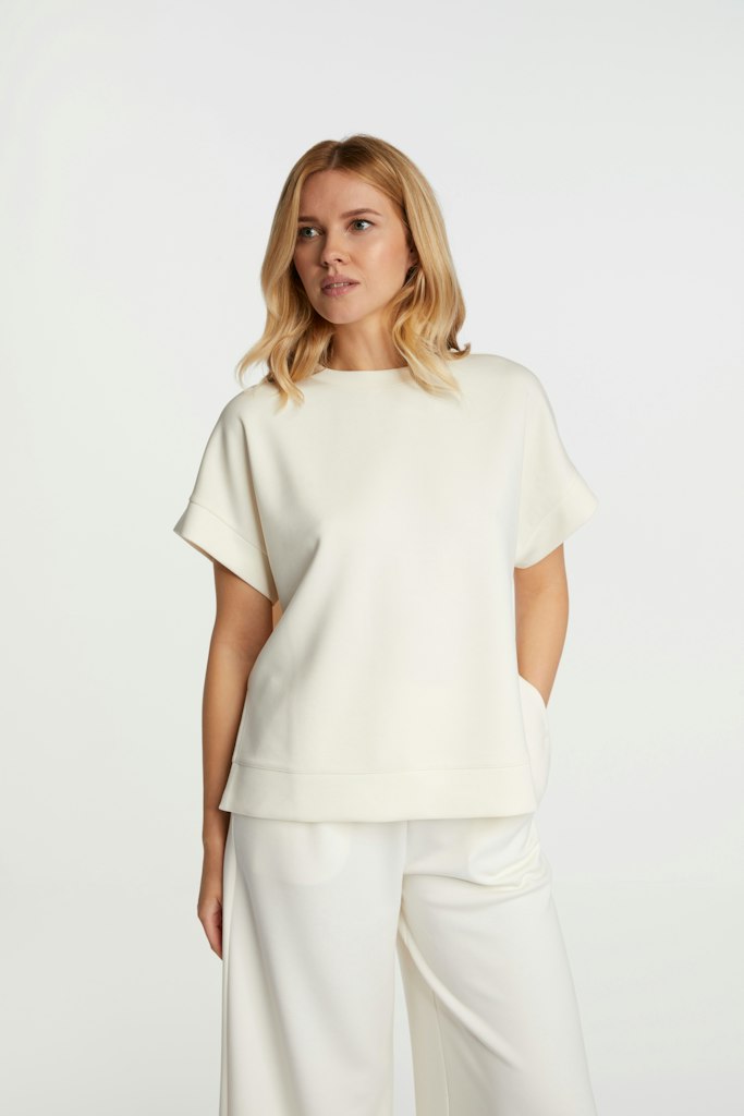 Rich & Royal Damen Sweatshirts Pearl White
