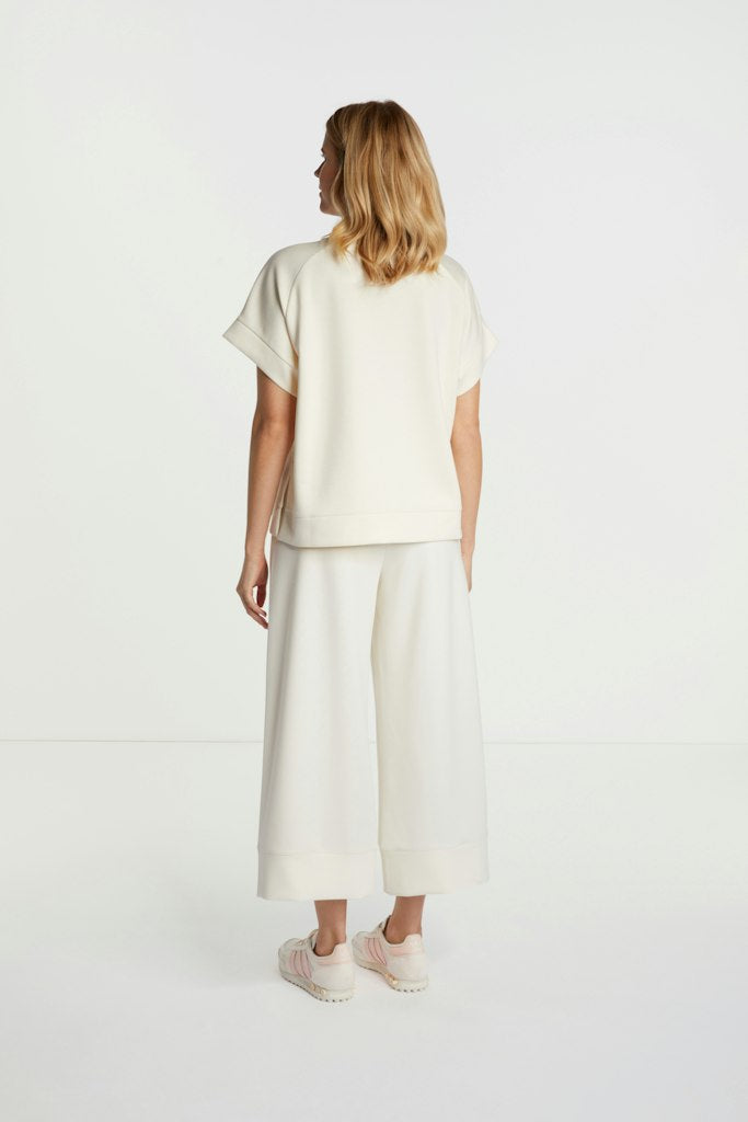 Rich & Royal Damen Hosen Pearl White