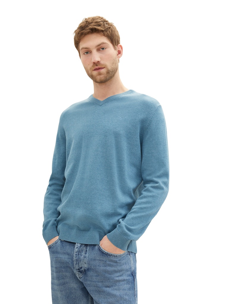 Tom Tailor Herren Pullover Blue Water Mela