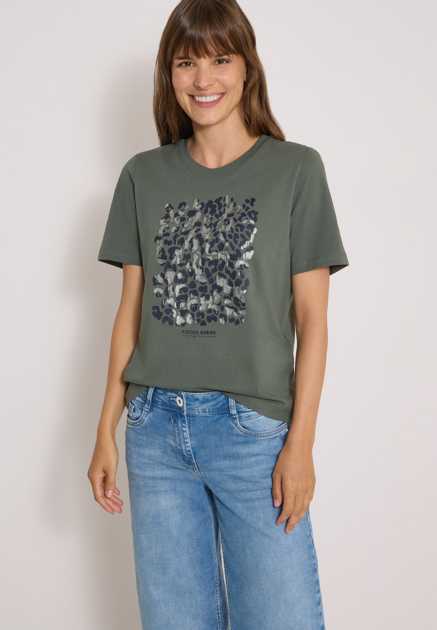 Cecil Damen T-Shirts  Dried Oli