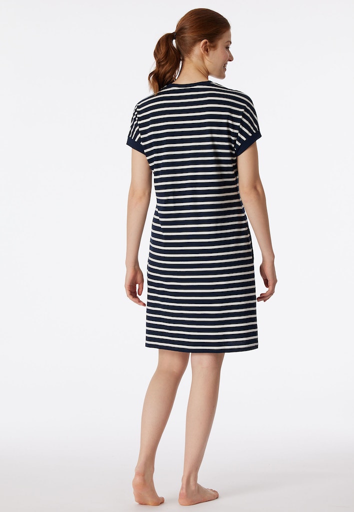 Schiesser Nachthemd Nachtblau