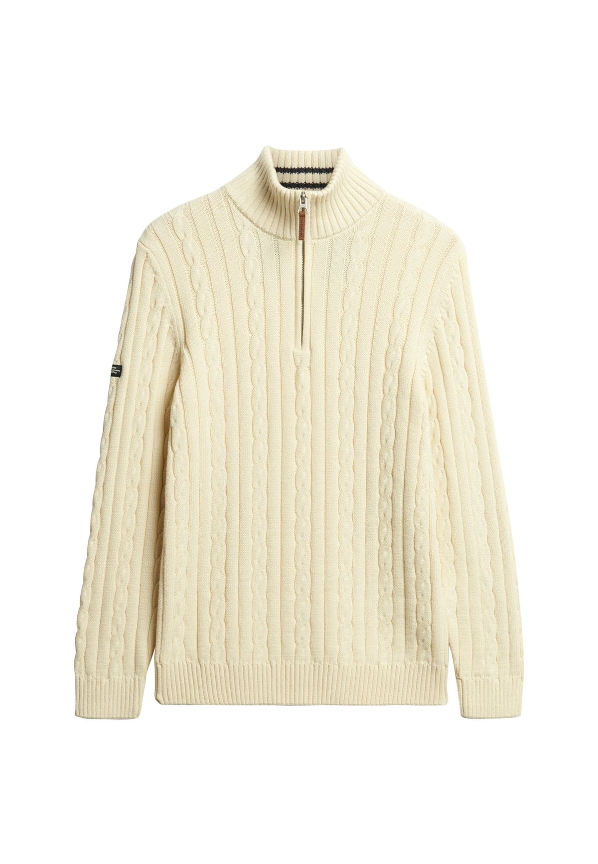 Superdry Men Herren Strickjacken C Cream